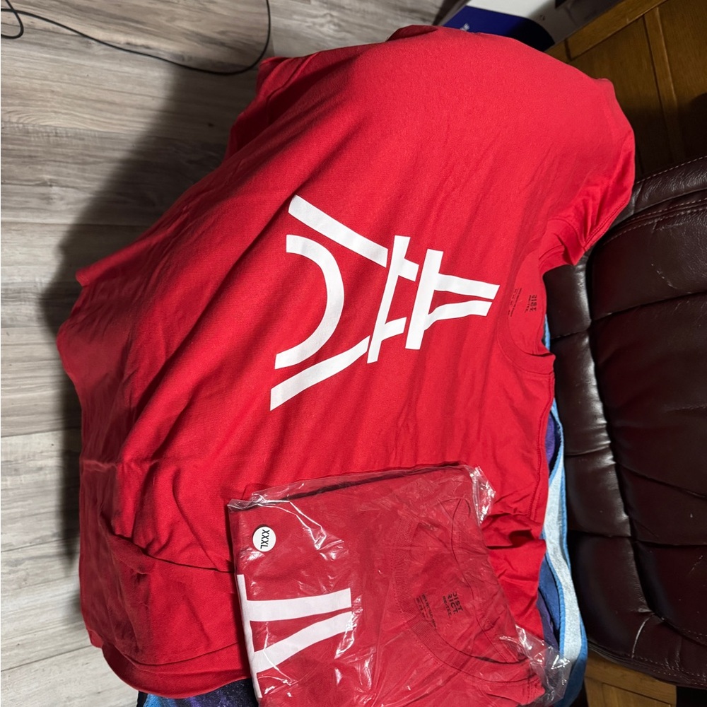 Coke-Cola District Red Tee with Black Print